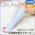 足指開放着圧サポーター 踵シート付