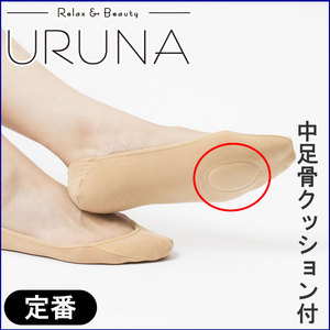 婦人 中足骨クッション付フットカバー(かかとすべり止め付) <img src="/banner_images/banner_0000000180.gif">