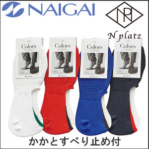 紳士 F&Hスニーカーソックス かかと滑り止付