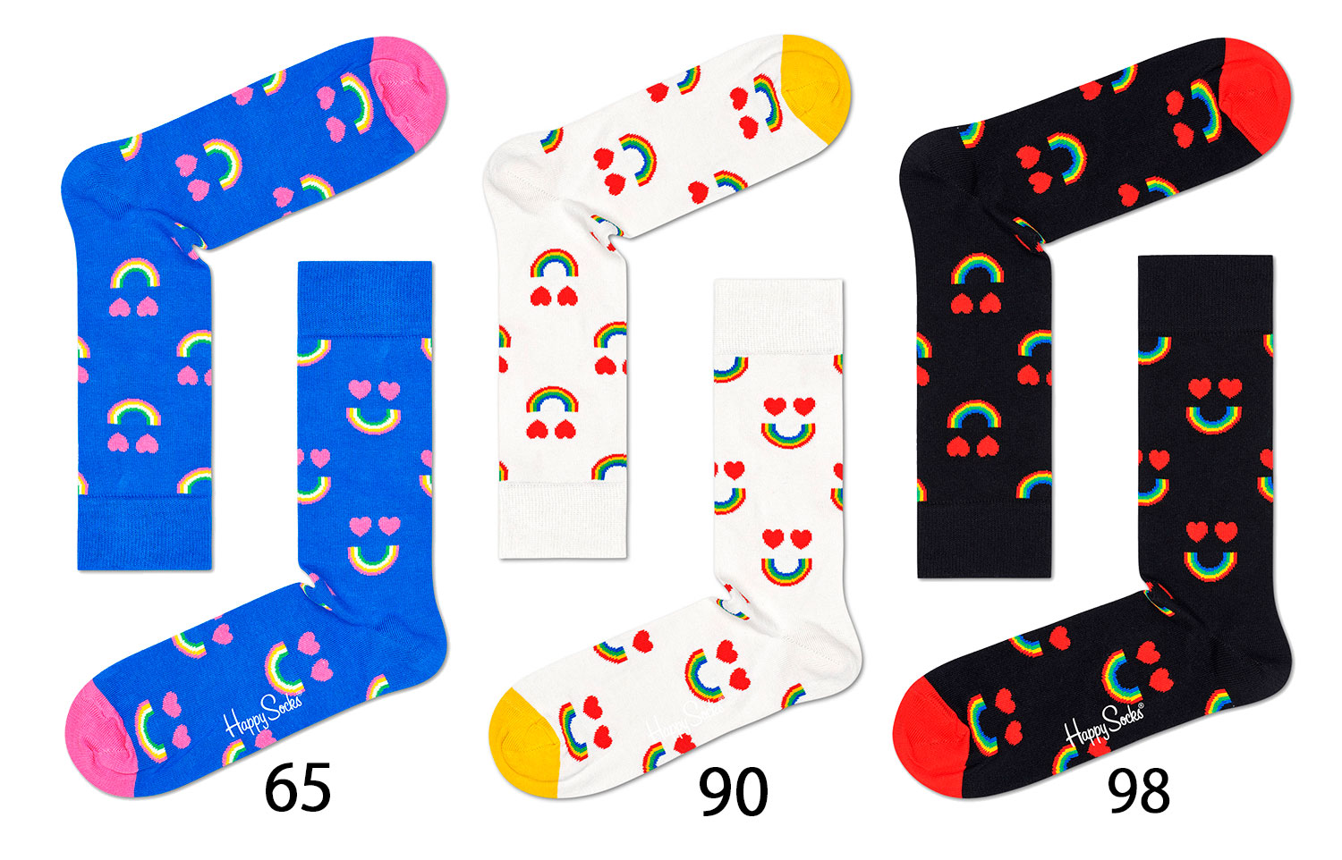 Happy Rainbow Sock(36-40) <img src="/banner_images/banner_0000000180.gif">