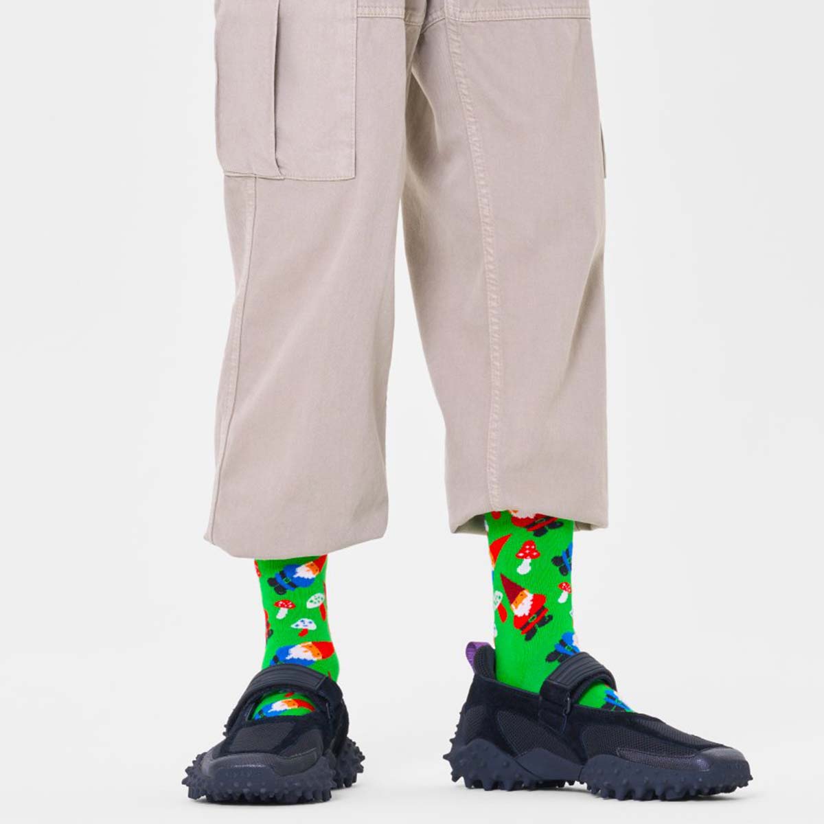 【23FW MAIN】 Christmas Gnome （ クリスマス ノーム ）クルー丈 ソックス 靴下 ユニセックス メンズ ＆ レディース 10231154