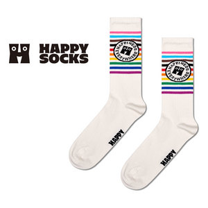 【23FW MAIN】 Pride Happiness Everywhere （ プライド ハピネス エブリウェア ）クルー丈 ソックス 靴下 ユニセックス メンズ ＆ レディース 10231166