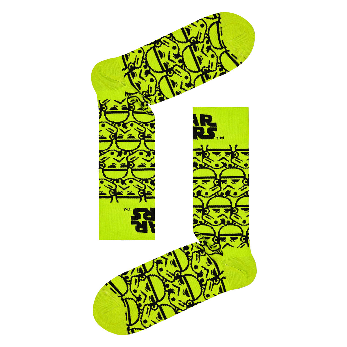 【23FW コラボ】 【Limited】 Happy Socks×Star Wars(スターウォーズ) Storm TrooPer Sock ストームトルーパー クルー丈 ソックス 靴下 ユニセックス メンズ ＆ レディース