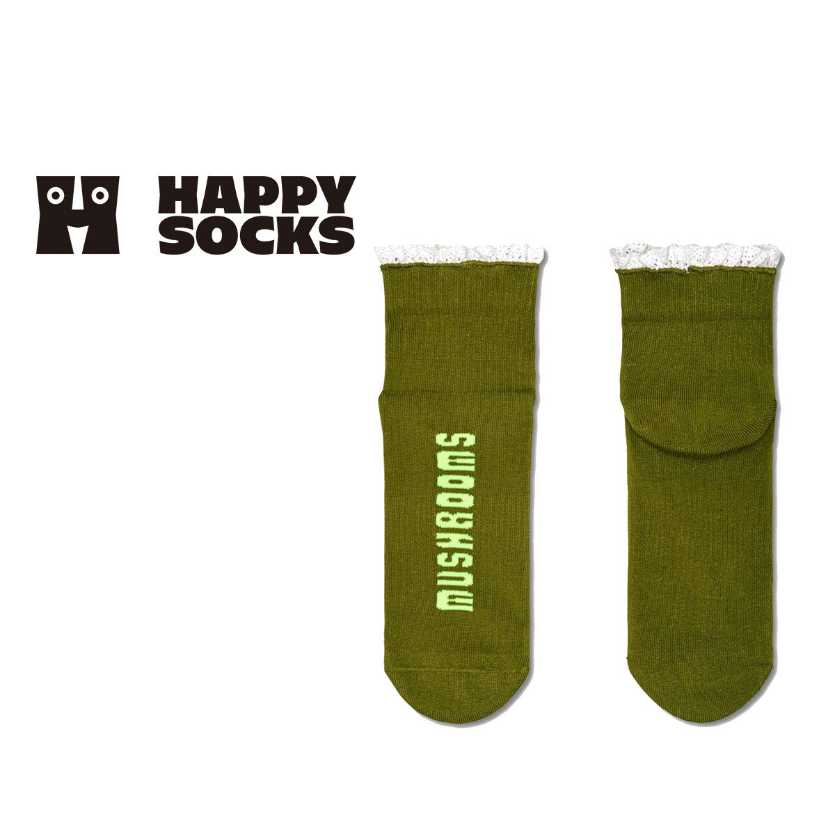 Happy Socks ハッピーソックス Befriend A Shroom （ ビーフレンド ア シュルーム ） ショート丈 ソックス 靴下 ユニセックス メンズ ＆ レディース