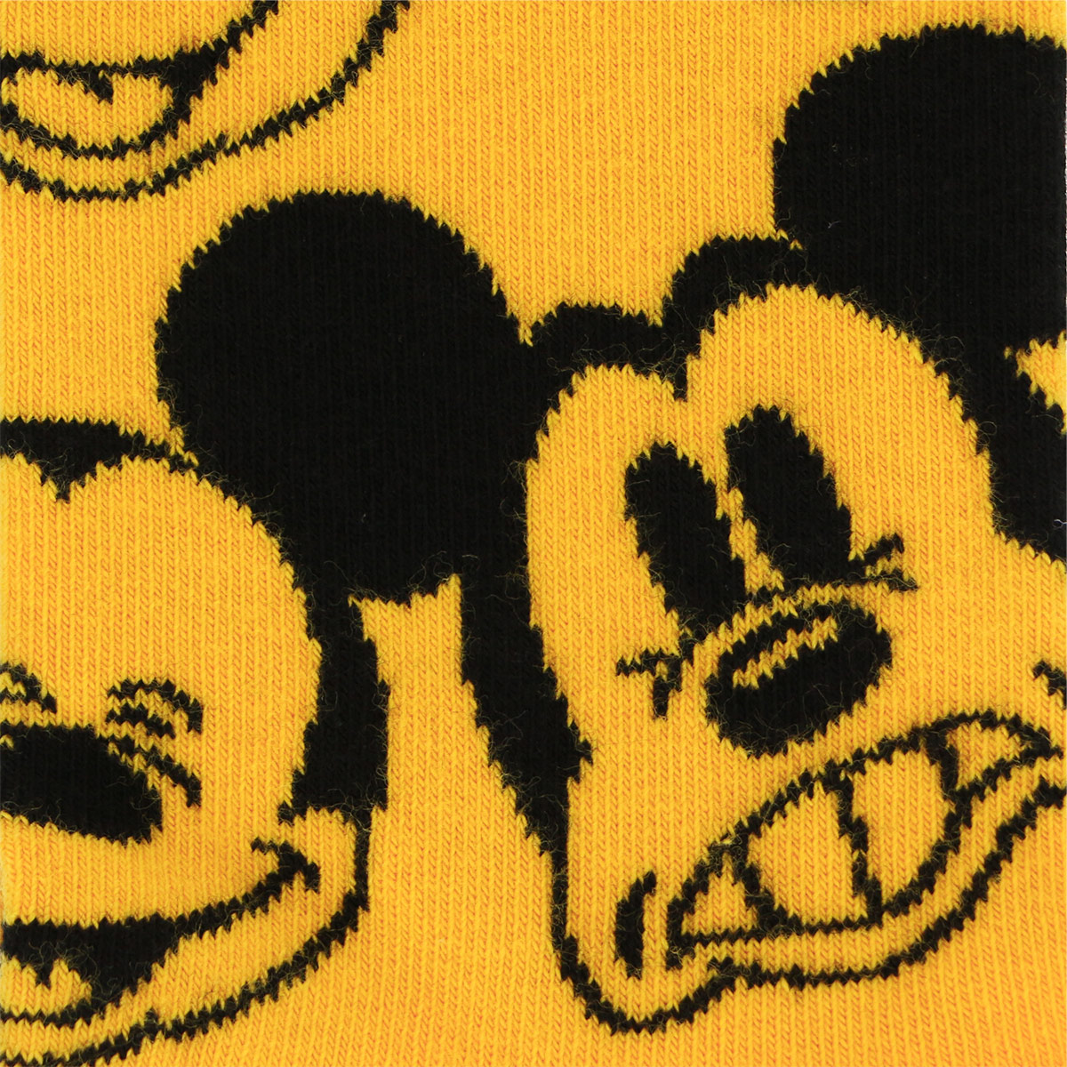 ハッピーソックス 【Limited】Happy Socks × Disney ( ディズニー )  FACE IT, MICKEY  （ フェイスイット ミッキー ） クルー丈 ソックス レディース