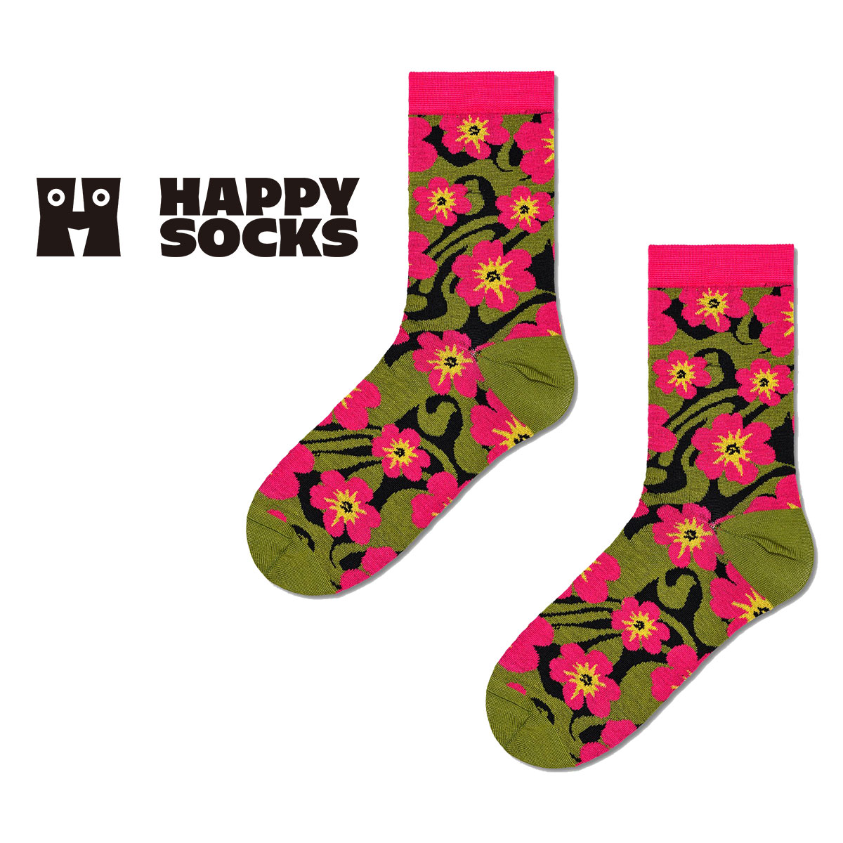 Happy Socks ハッピーソックス Arielle（ アリエル ） HYSTERIA ヒステリア クルー丈 ソックス ユニセックス  靴下 レディース