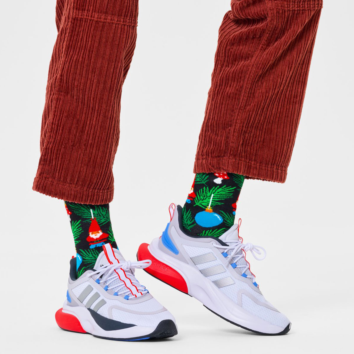 Happy Socks ハッピーソックス Christmas Tree Decoration （ クリスマス ツリー デコレーション ）クルー丈 ソックス 靴下 ユニセックス メンズ ＆ レディース
