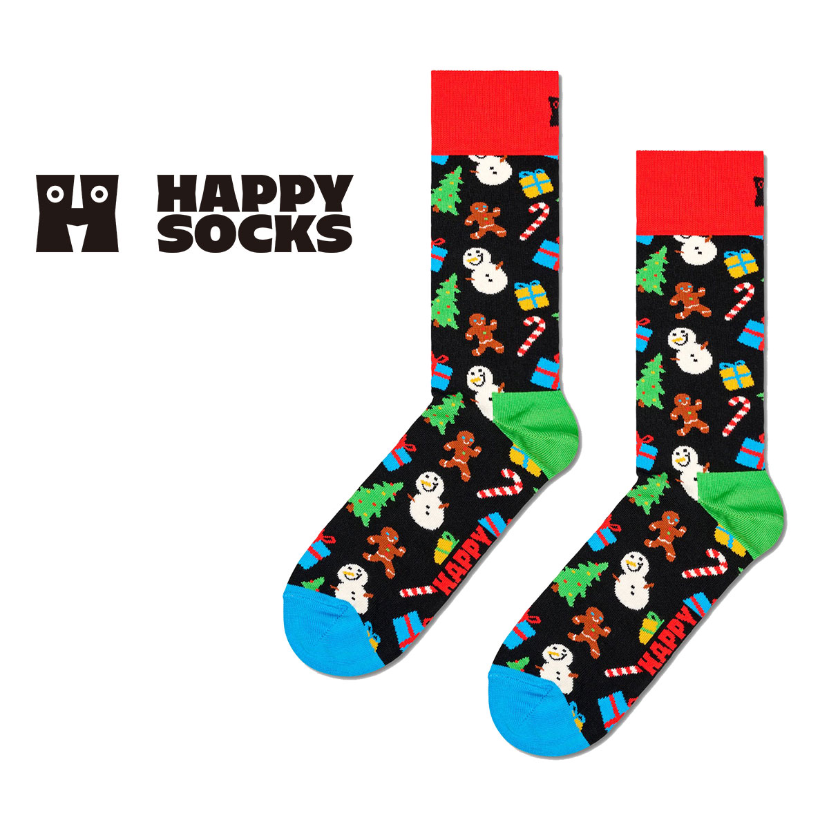 Happy Socks ハッピーソックス Bring It On （ ブリング イット オン ）クルー丈 ソックス 靴下 ユニセックス メンズ ＆ レディース