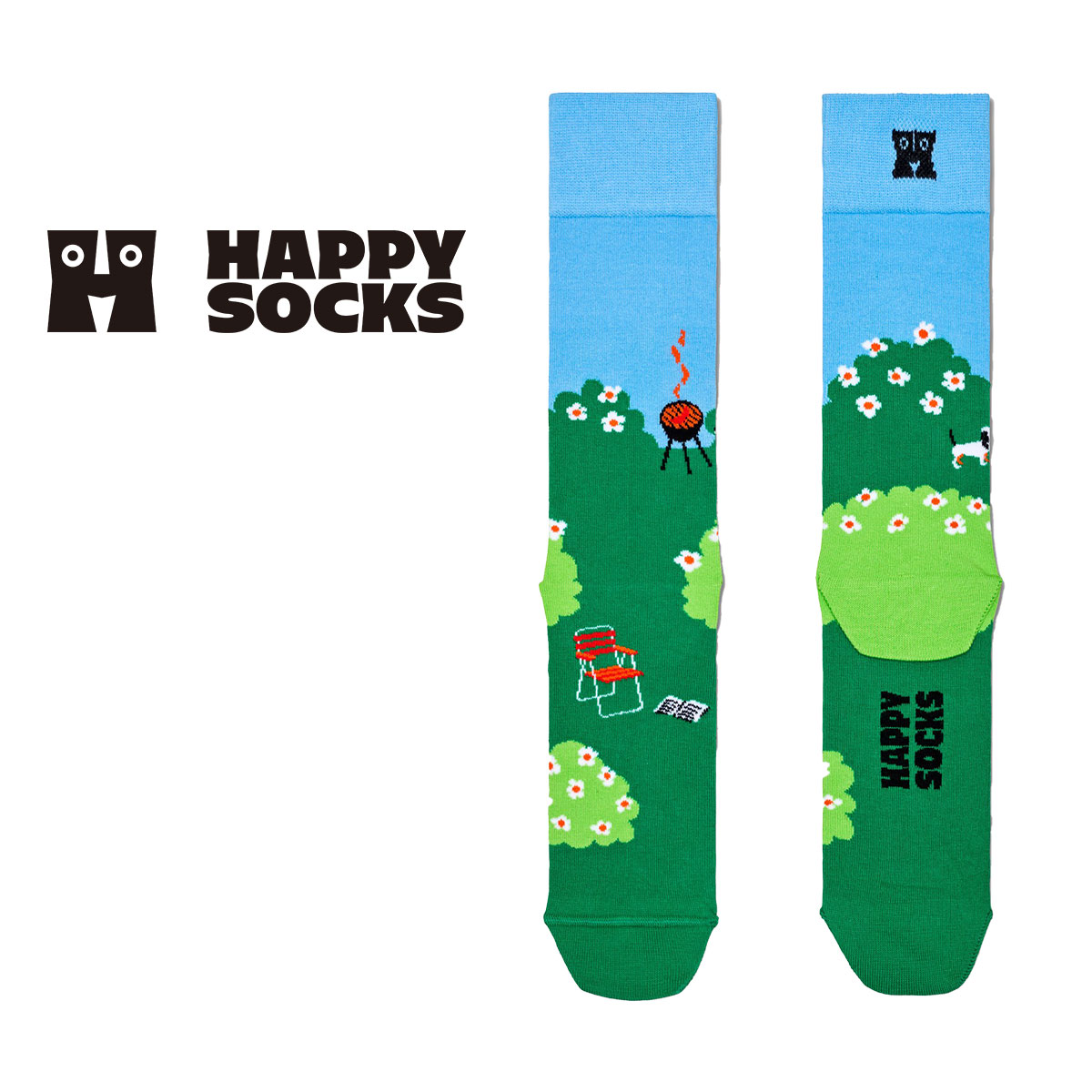 Happy Socks ハッピーソックス Garden ( ガーデン ) クルー丈 ソックス ユニセックス メンズ ＆ レディース 10240050