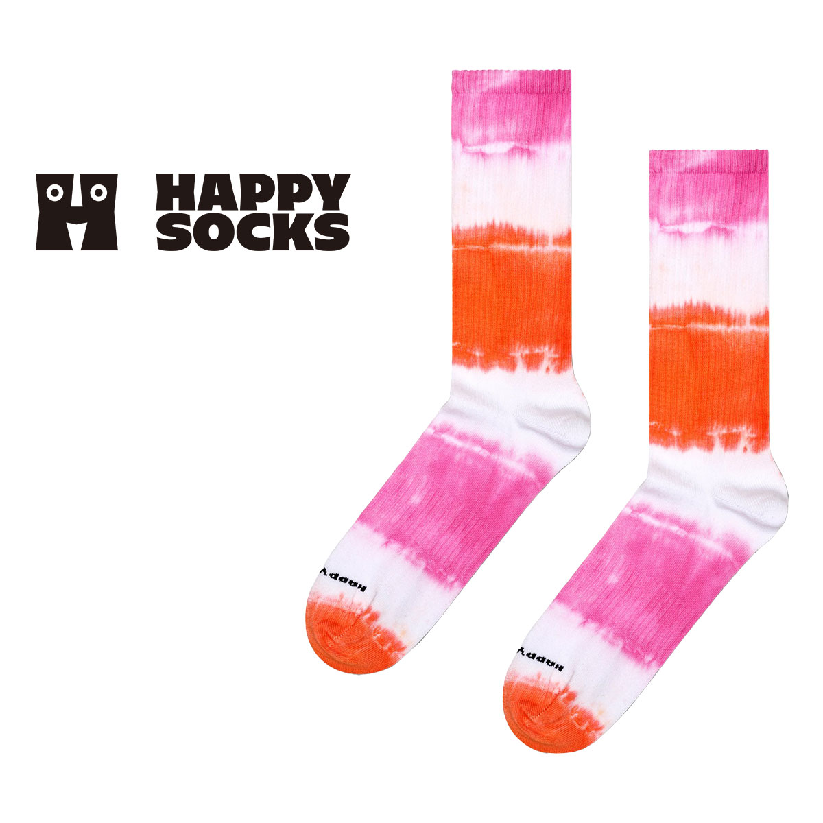 Happy Socks ハッピーソックス Dip Dye Sneaker ( ディップダイ ) クルー丈 ソックス ユニセックス メンズ ＆ レディース スポーツ 10240039