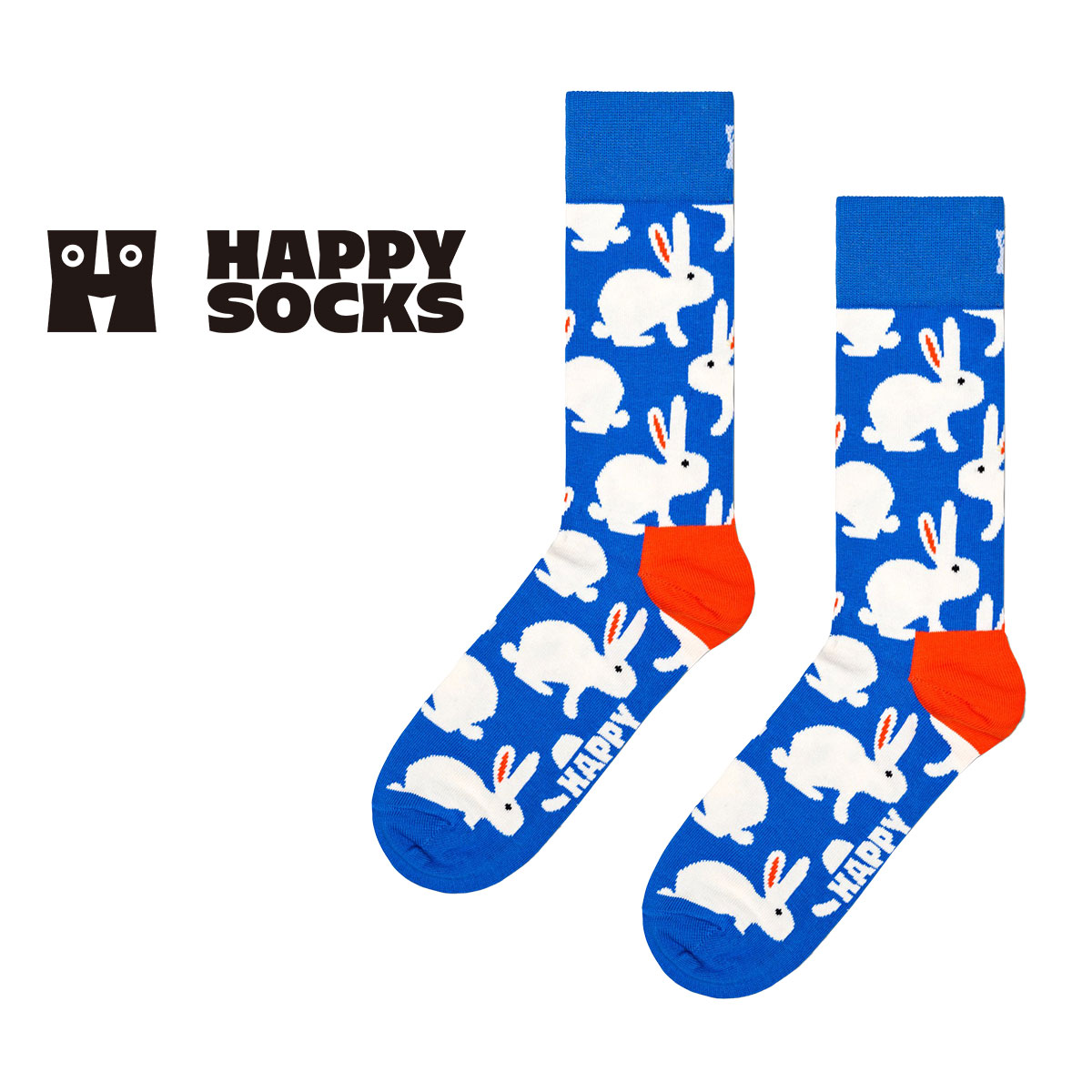 Happy Socks ハッピーソックス RABBIT（ ラビット ）クルー丈 ソックス ユニセックス メンズ ＆ レディース 10240016