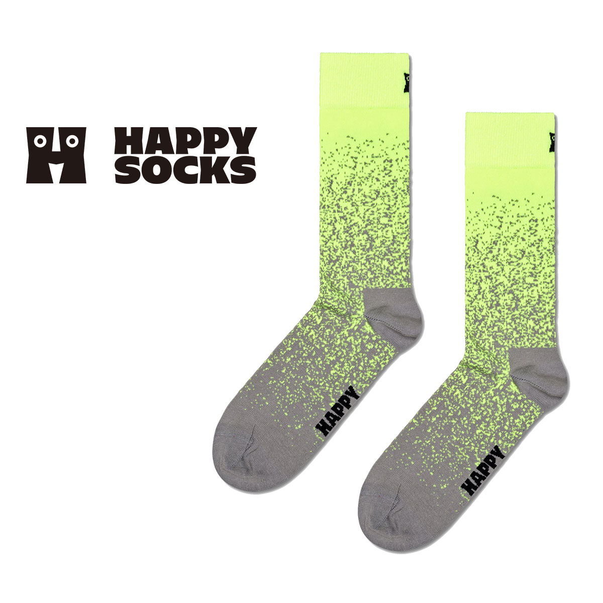 Happy Socks ハッピーソックス Fade ( フェード ) クルー丈 ソックス ユニセックス メンズ ＆ レディス 10240087