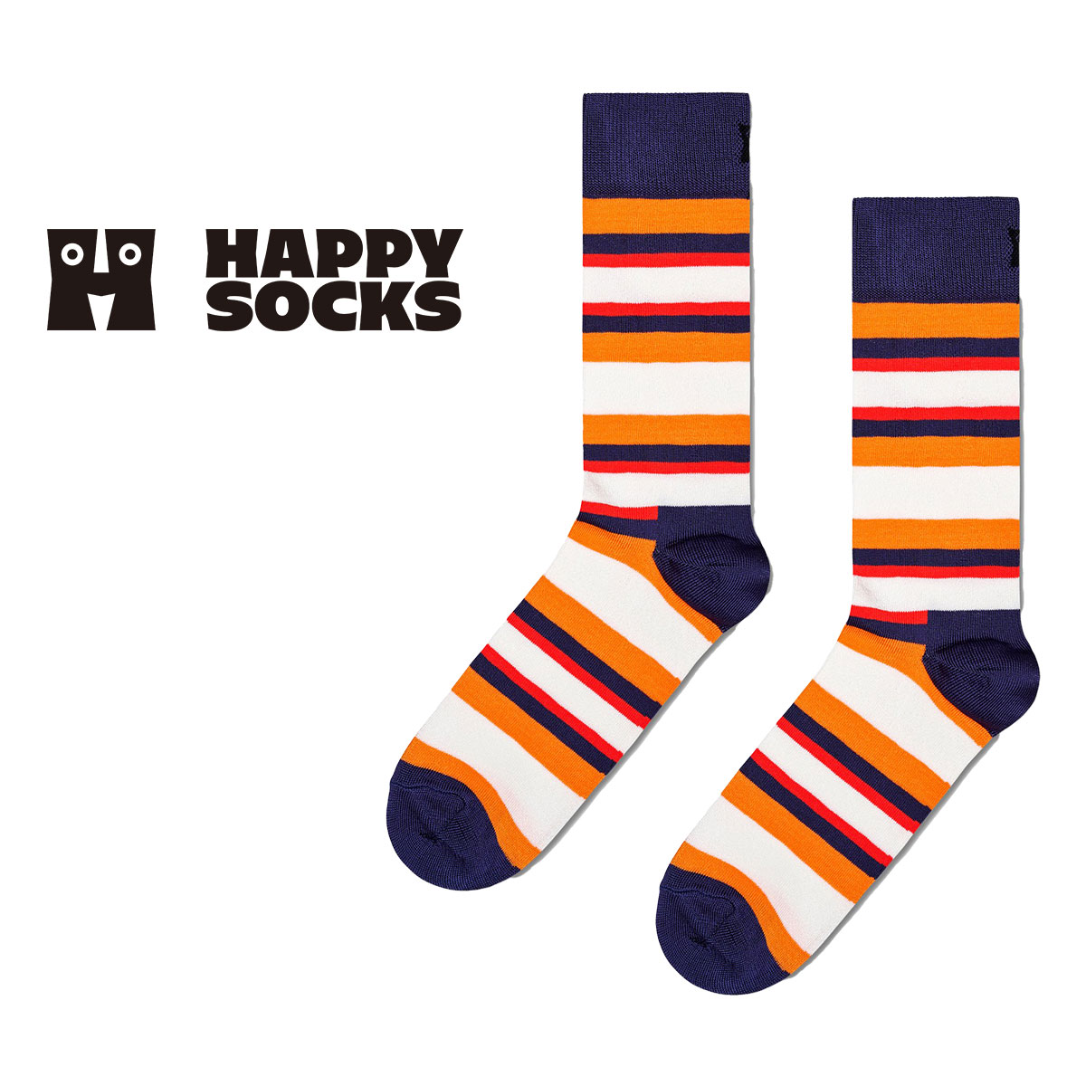 【24SS】Happy Socks ハッピーソックス Happy Day ( ハッピーデイ ) クルー丈 ソックス ユニセックス メンズ ＆ レディース 10246026
