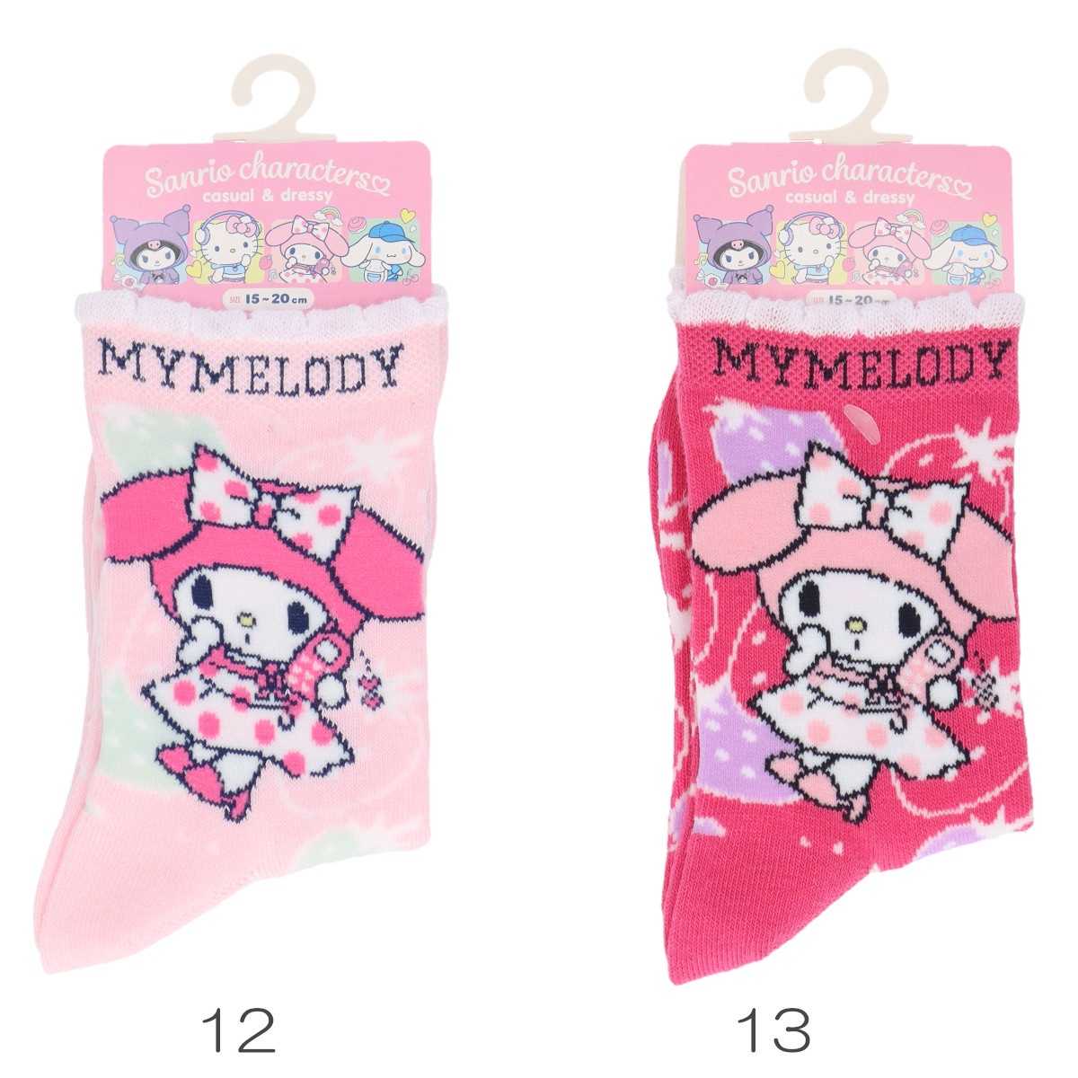 MY MELODY クルー丈 ソックス