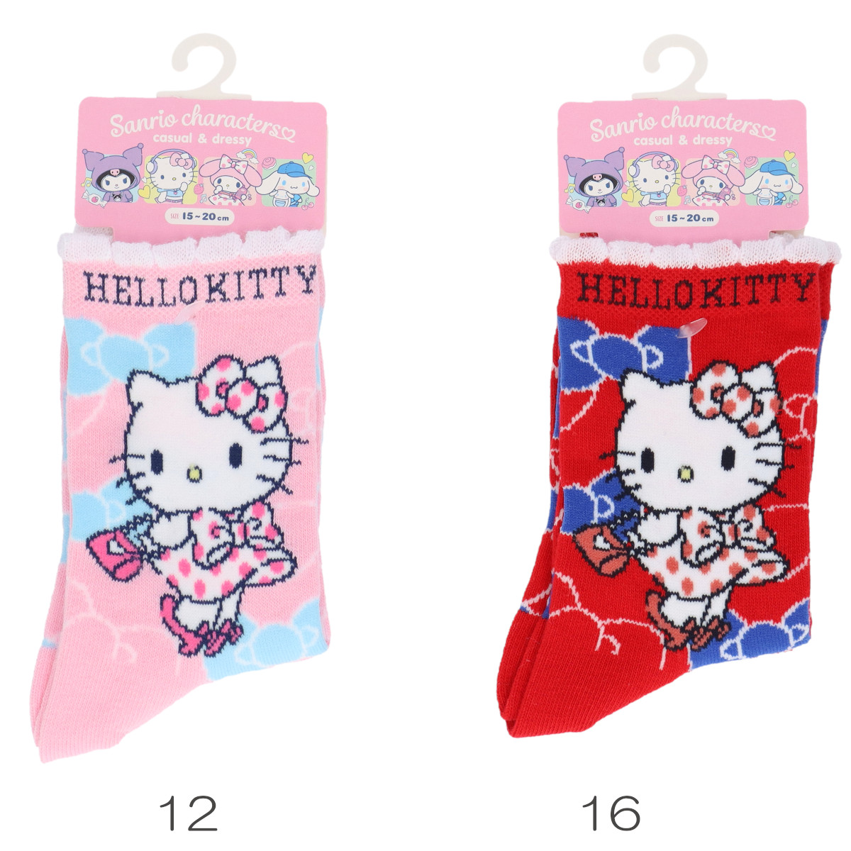 HELLO KITTY クルー丈 ソックス