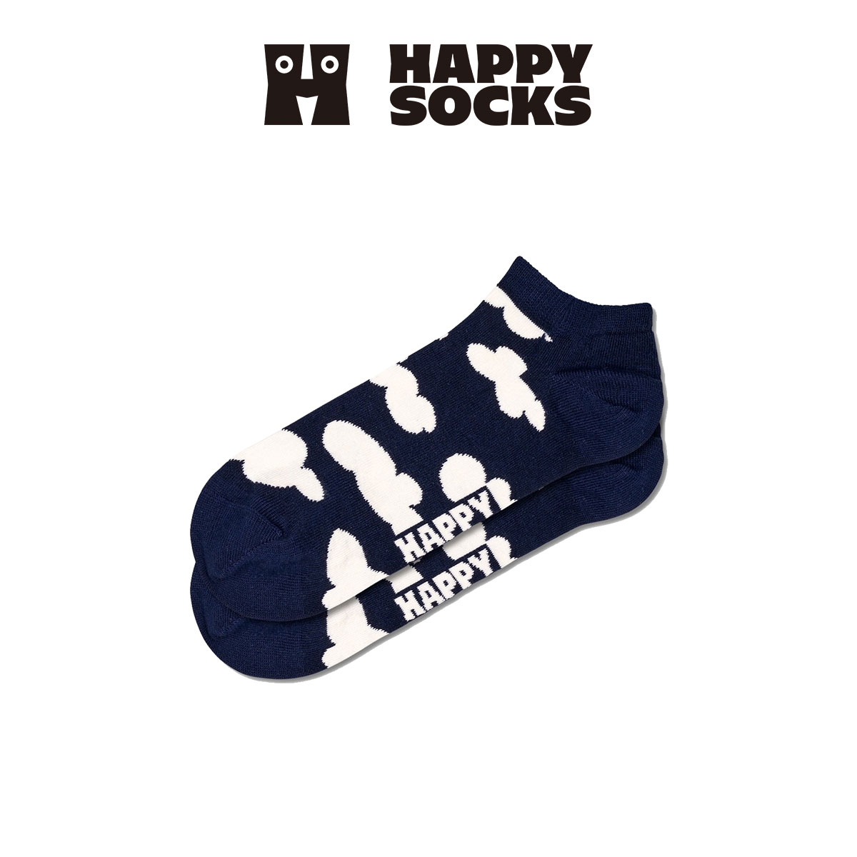 Happy Socks ハッピーソックス  Cloudy(クラウディ ) スニーカー丈 ソックス メンズ ＆ レディース  10240219