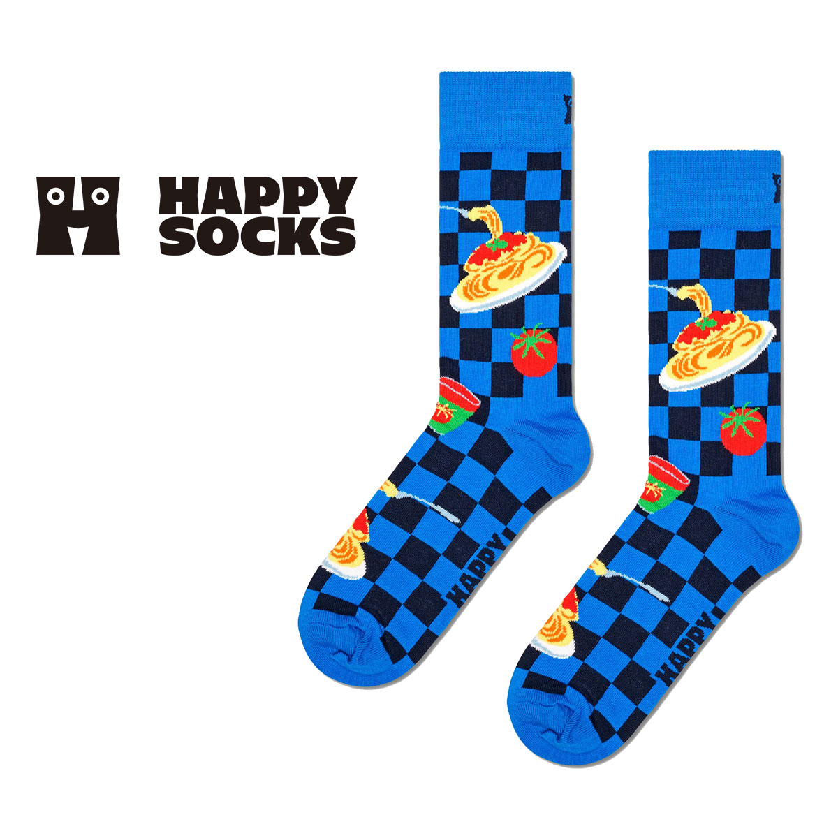 Happy Socks ハッピーソックス  Dinner(ディナー ) クルー丈 ソックス メンズ ＆ レディース  10240377