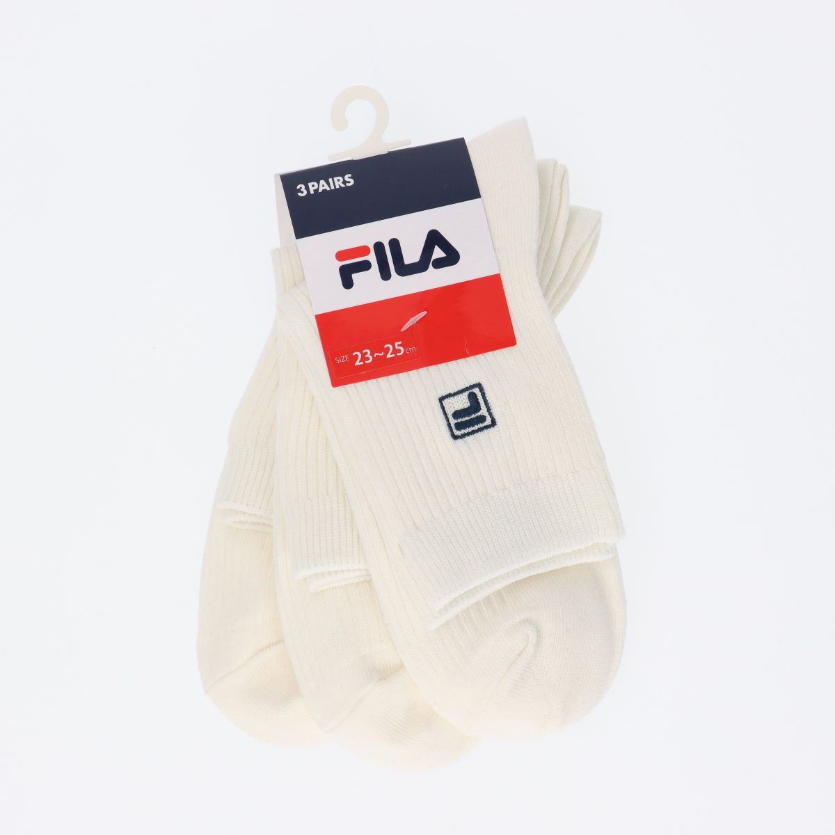 【25fw】FILA 14cm/刺繍/２×1リブ バンドル