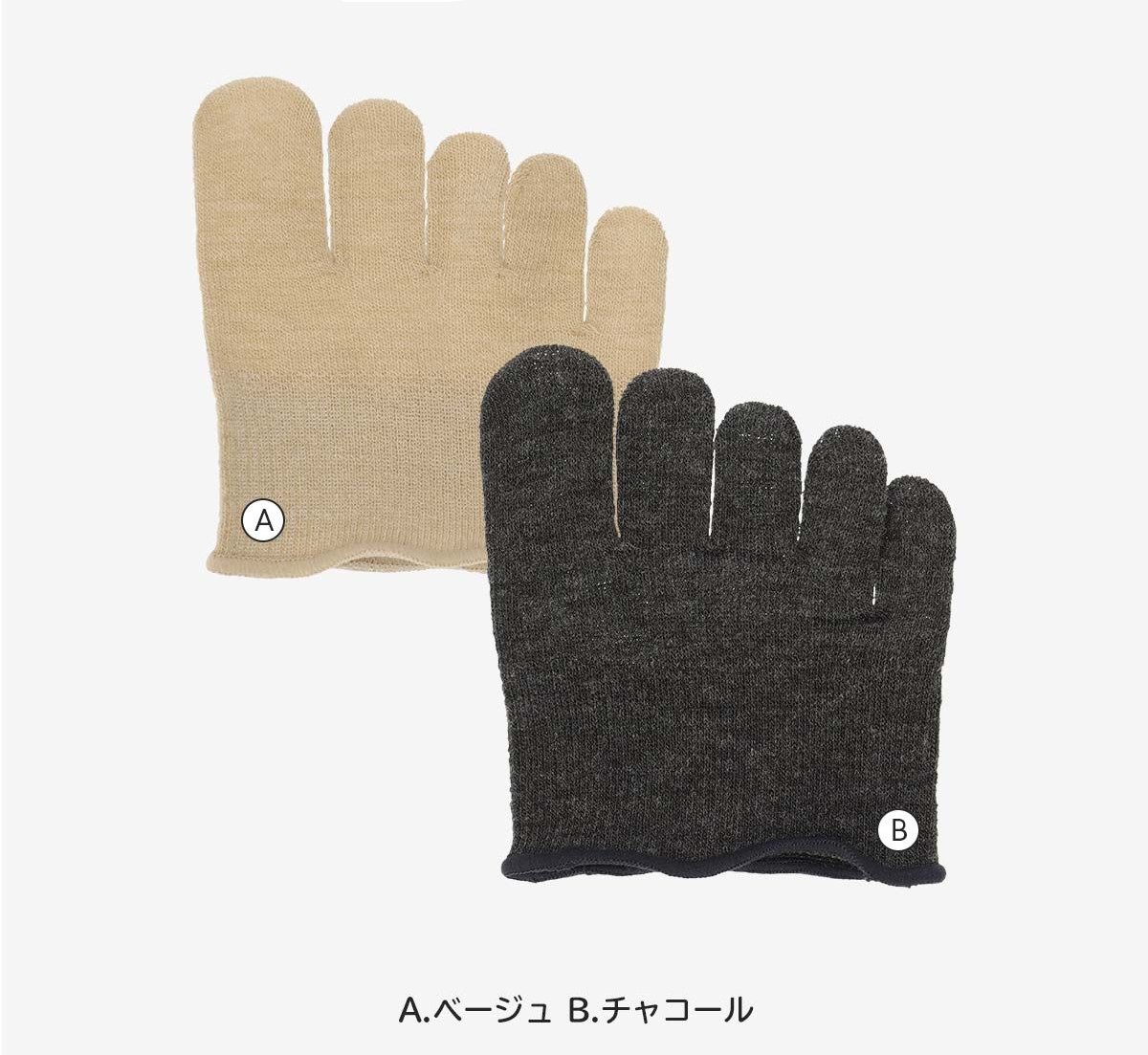 【25fw】COMFORT FOOTCARE しのばせ【温活】5本指つま先カバー 5本指