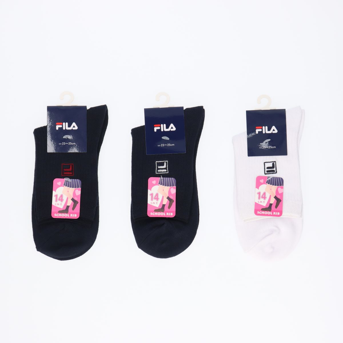 【25fw】FILA 14cm丈 クルー