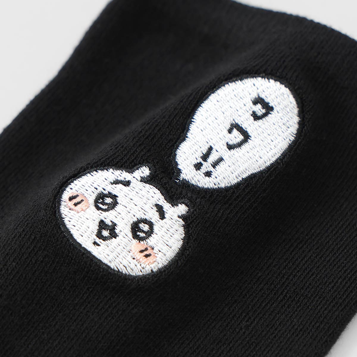 ちいかわ クルー丈 ワワ!! ソックス ワンポイント ちいかわ刺繍 靴下 レディース キャラクター 03197021