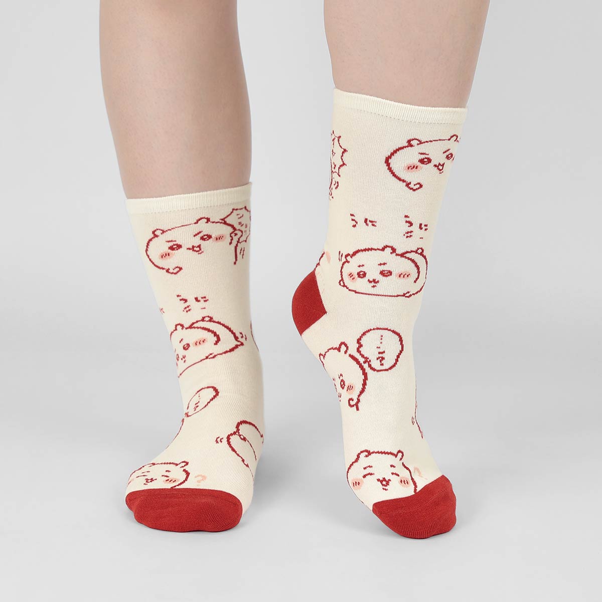 ちいかわ クルー丈 ソックス ちいかわ総柄 靴下 レディース キャラクター 03197027