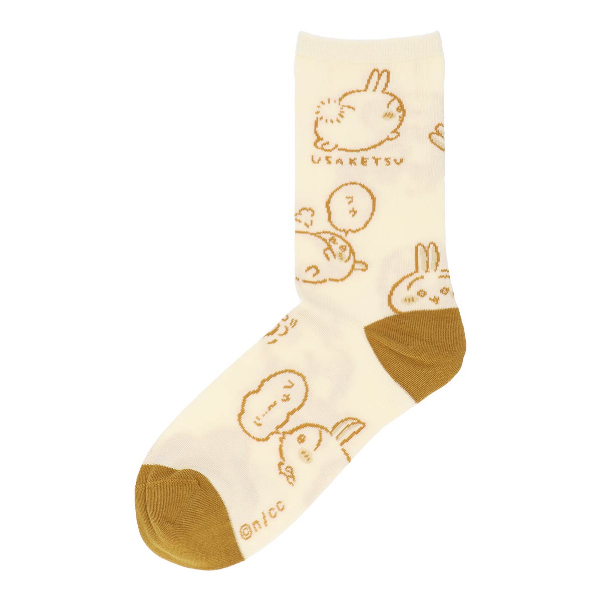 ちいかわ クルー丈  ソックス うさぎ総柄 靴下 レディース キャラクター 03197029