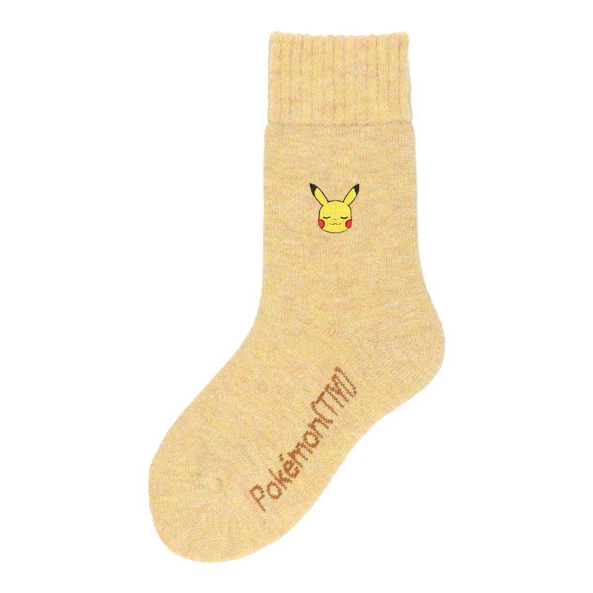 【25fw】ポケモン ピカチュウワンポイントルームソックス パイル・カバー