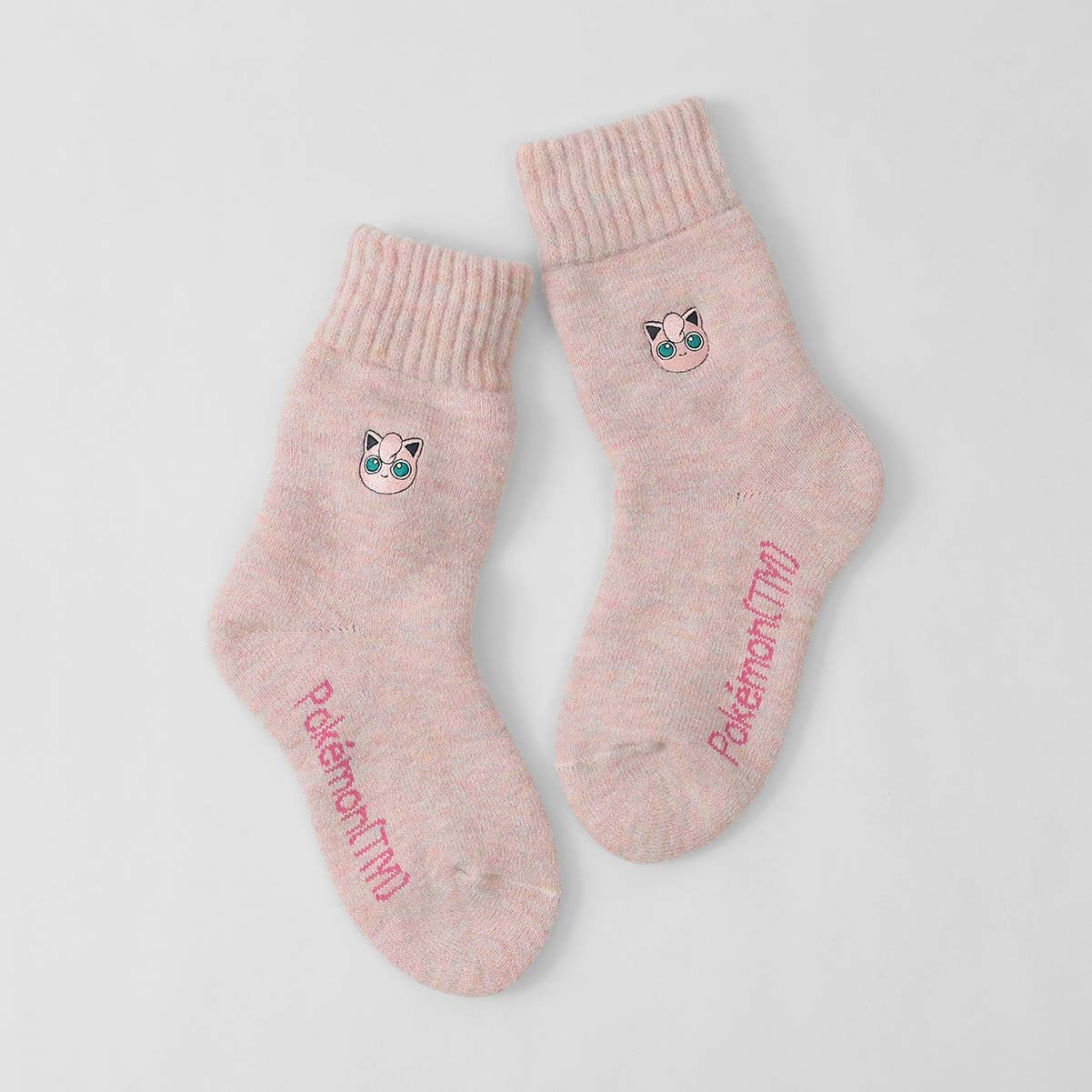 【25fw】ポケモン プリンワンポイントルームソックス パイル・カバー