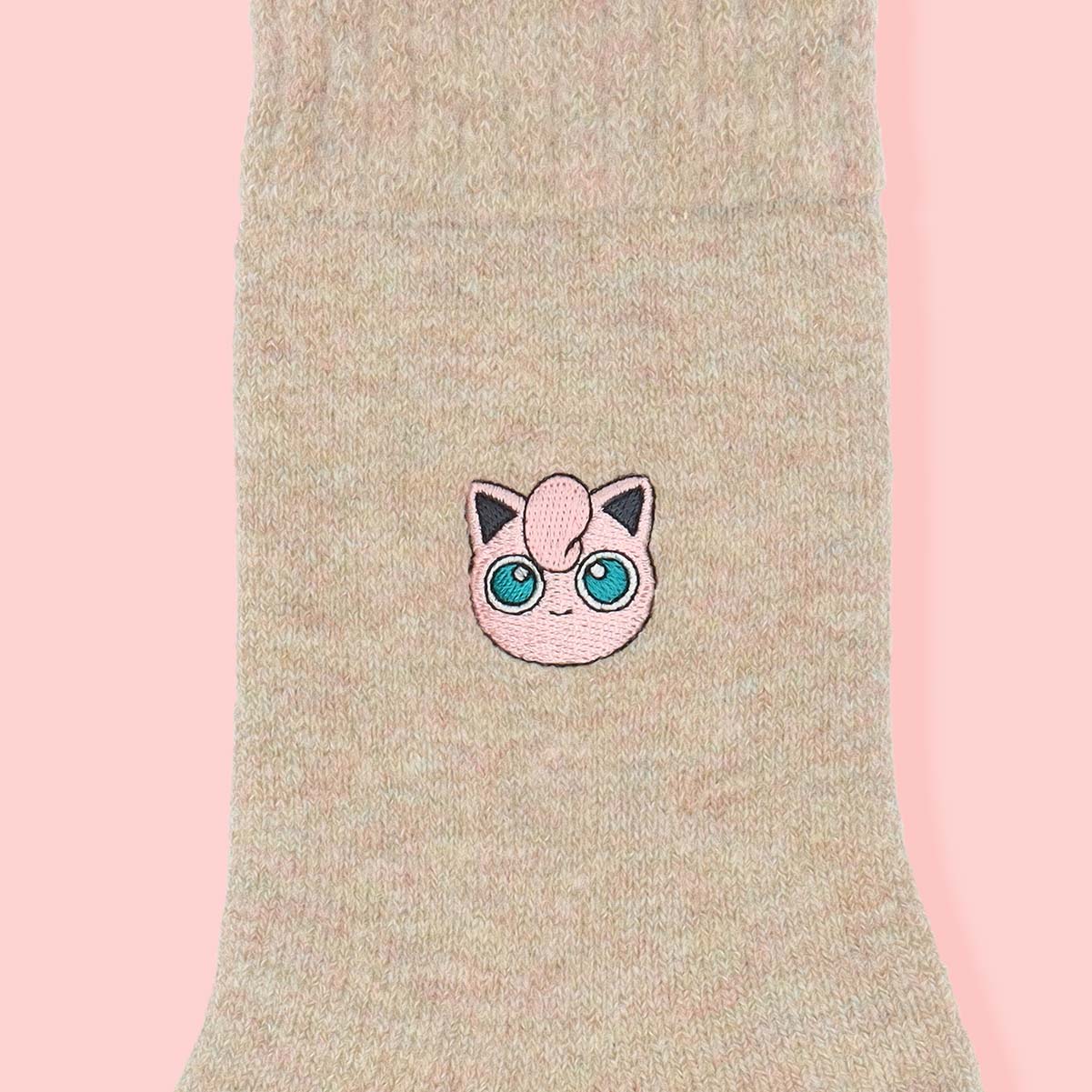 【25fw】ポケモン プリンワンポイントルームソックス パイル・カバー