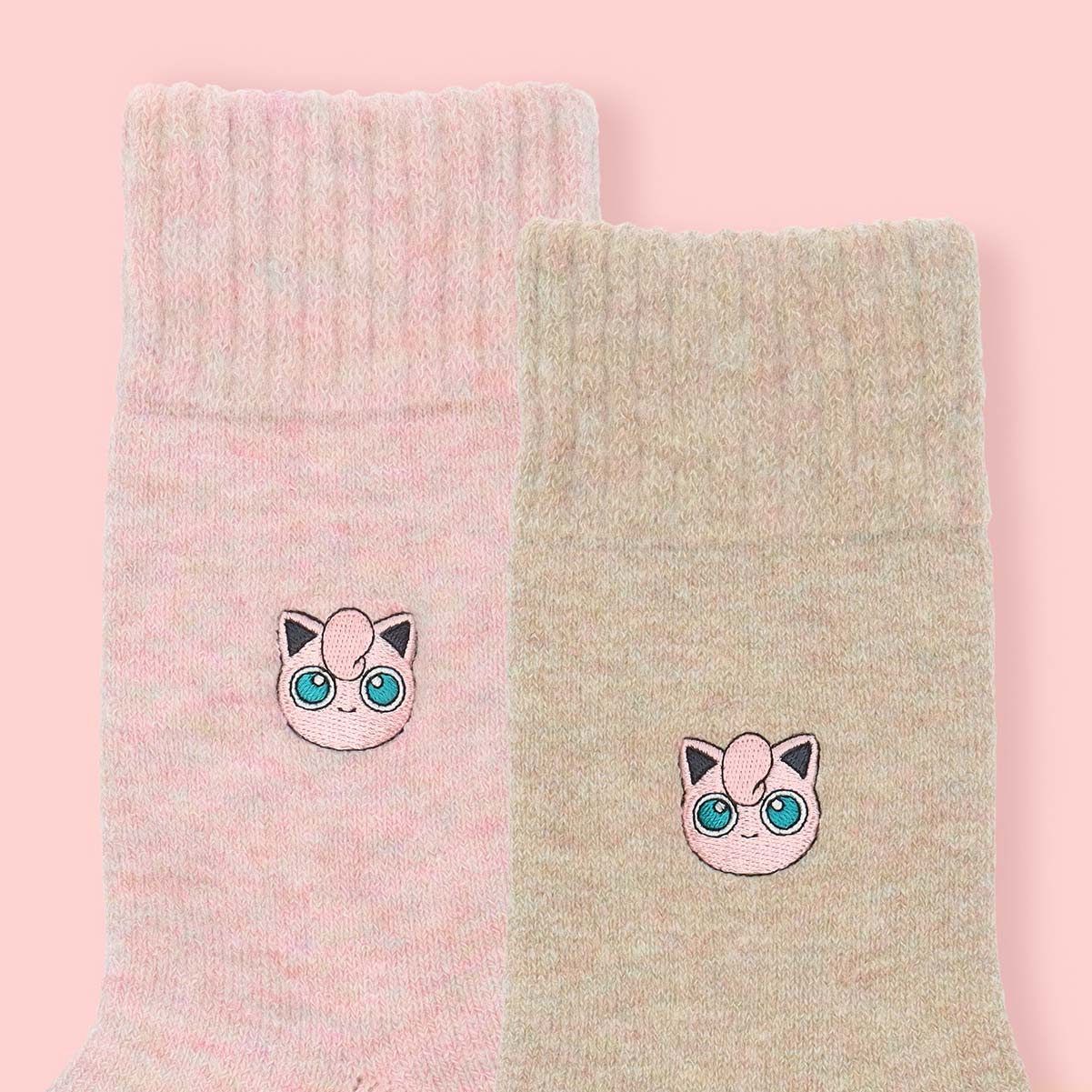 【25fw】ポケモン プリンワンポイントルームソックス パイル・カバー