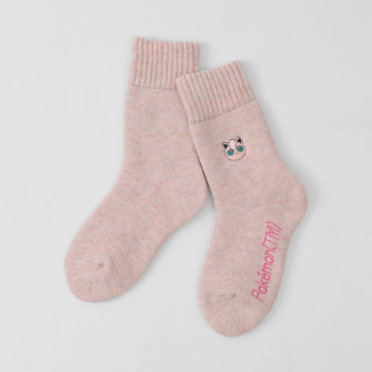 【25fw】ポケモン プリンワンポイントルームソックス パイル・カバー