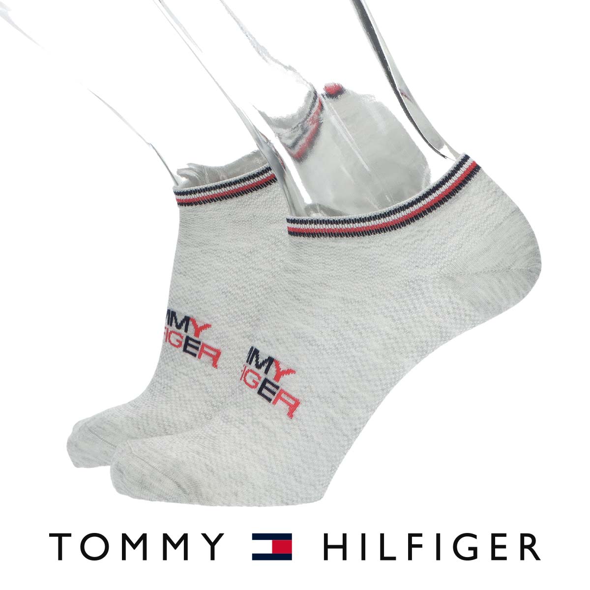 TOMMY HILFIGER TOMMY HILFIGER トミーヒルフィガー TH LOGO  スニーカー丈 カジュアル ソックス メンズ 男性 プレゼント ギフト 02552687 公式ショップ 正規ライセンス商品 ショート