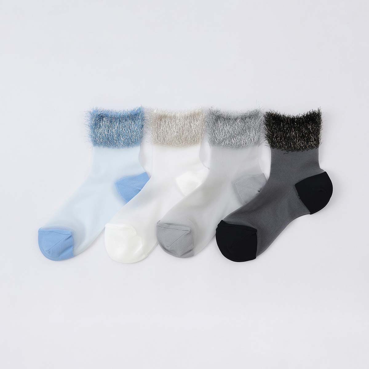 アンクル ファー シアー クルー丈