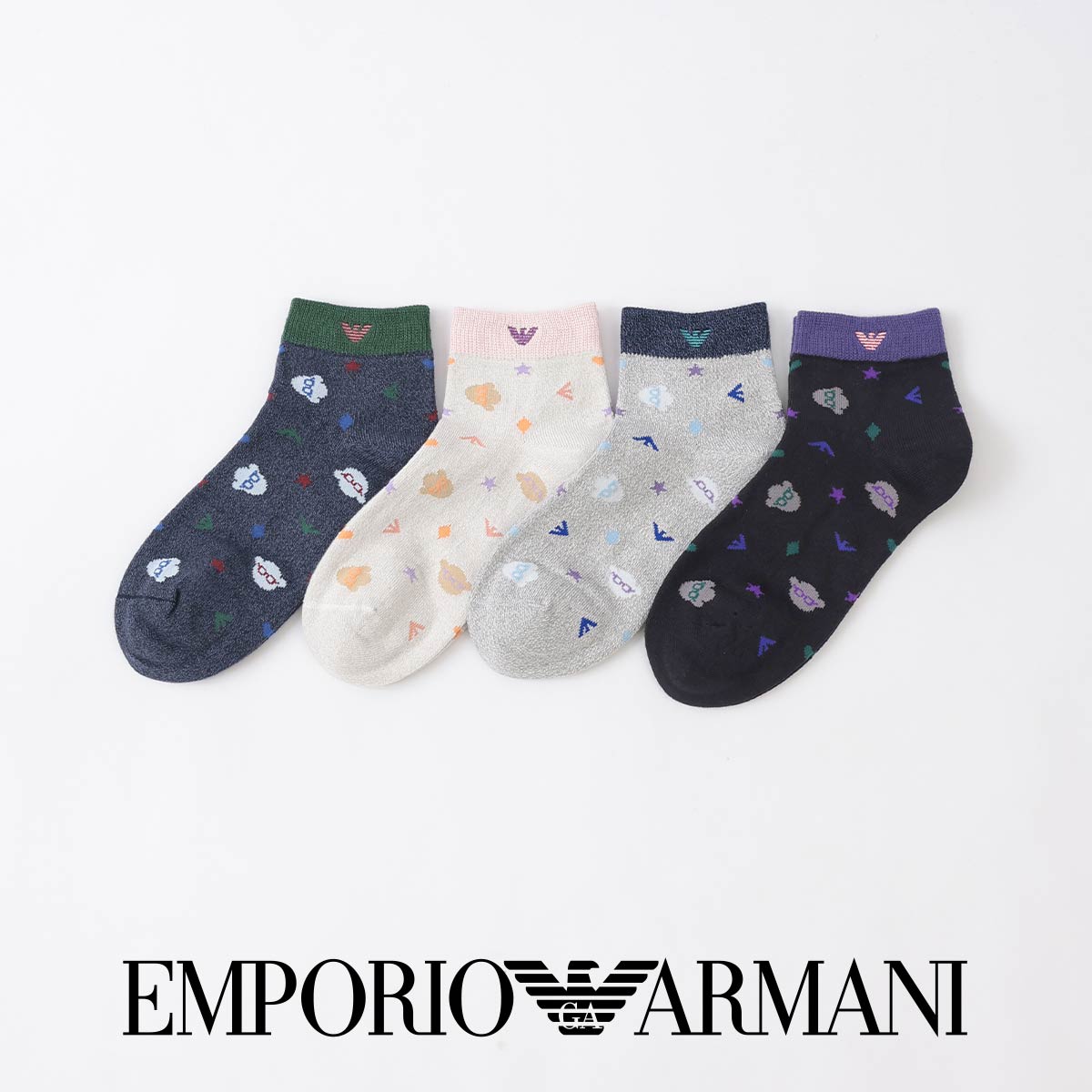 マンガベア ゴースト ショート丈 ソックス