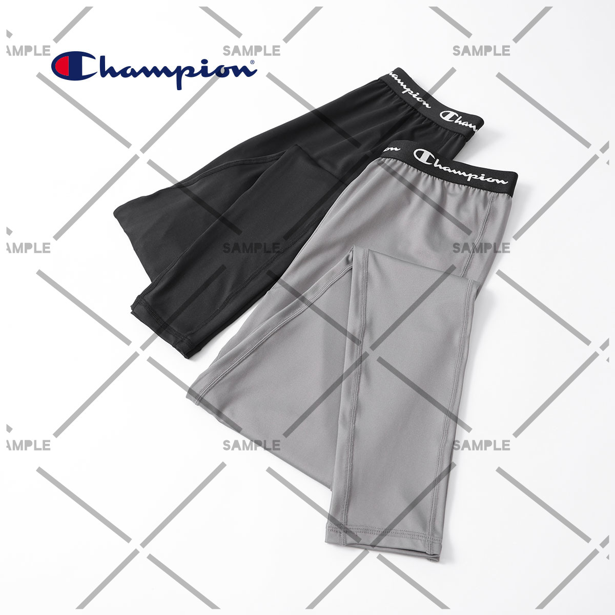 Champion LOGO inner leggings 抗菌防臭 吸水速乾 レギンス 