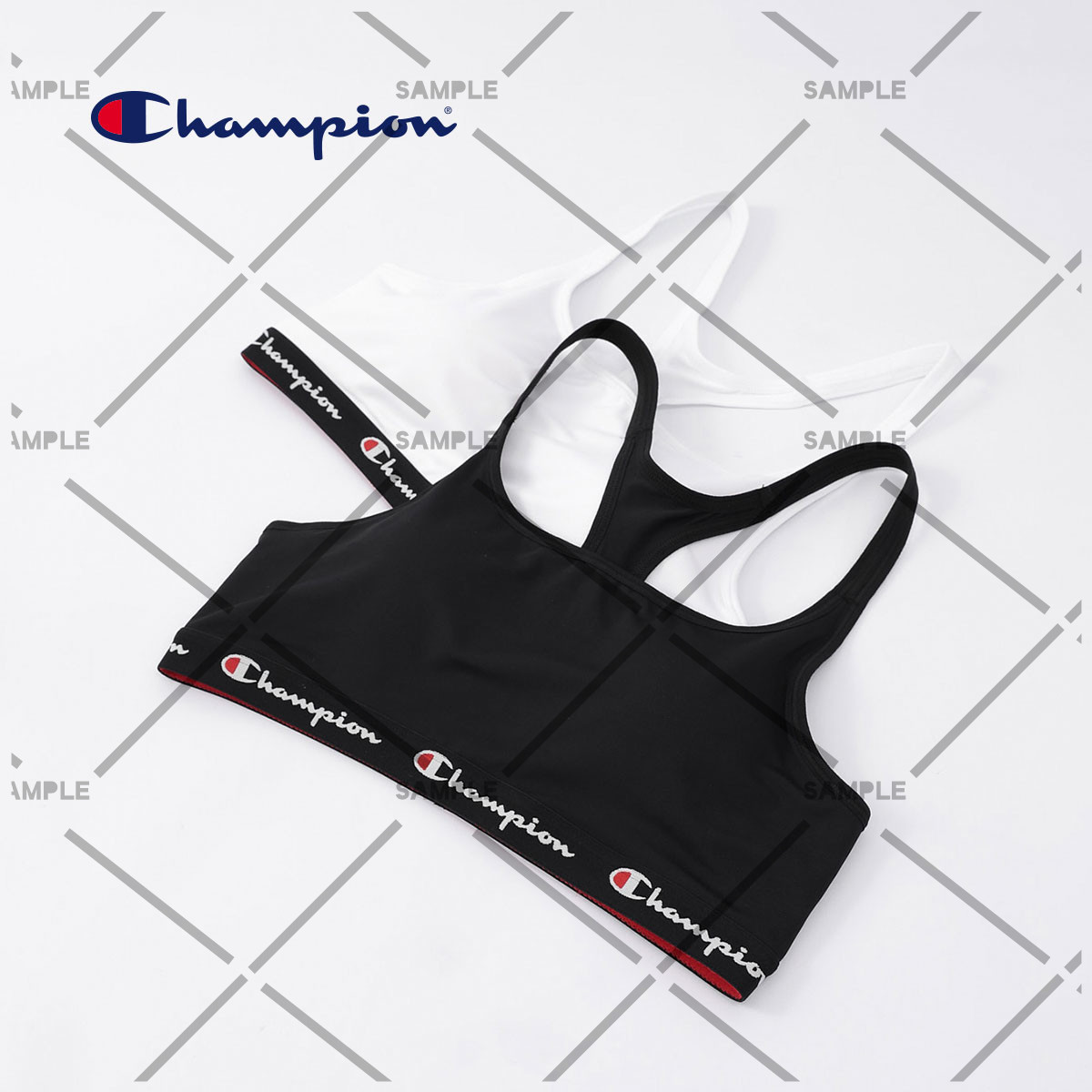 Champion Sporty harf-top brassiere スポーツブラ ウィメンズ