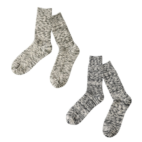 NAIGAI TRAIL ナイガイトレイル COTTON MERINO SLUB SOCKS コットン メリノウール14％ スラブソックス